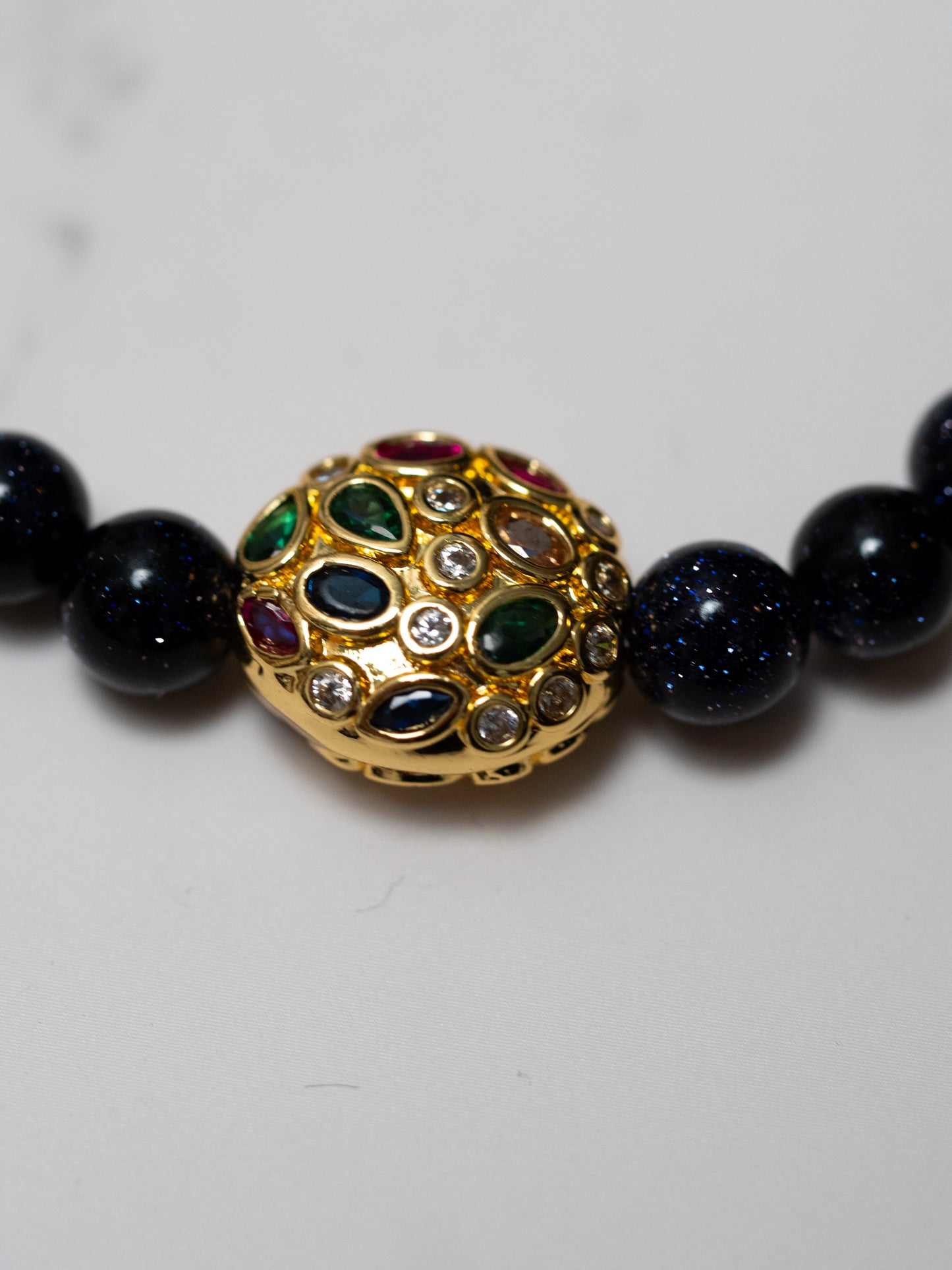 Night sky’ dainty pearl bracelet