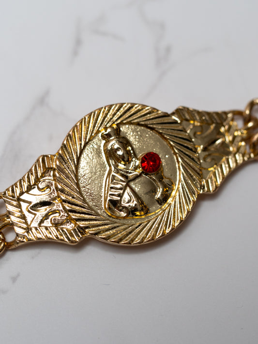 The Madonna’ double pearl bracelet